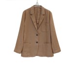 Small single-breasted linen suit