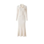 French long sweater dress